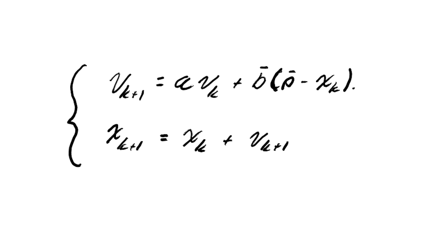 Swarm diagram in Particle Swarm Optimization